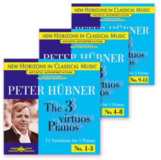 Peter Hübner - The 3 Virtuos Pianos